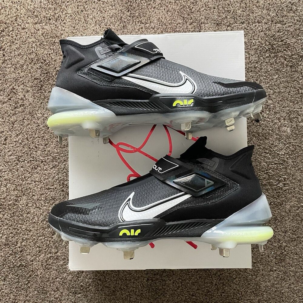 Nike Force Zoom Trout 8 Baseball Cleats Shoes Mens Size 12.5 Black CZ5913-010